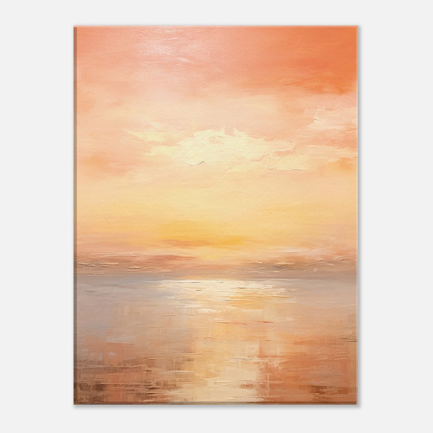 Leinwandbild Sonnenaufgang am Meer - Inspirierende Wanddekoration für Ihr Zuhause