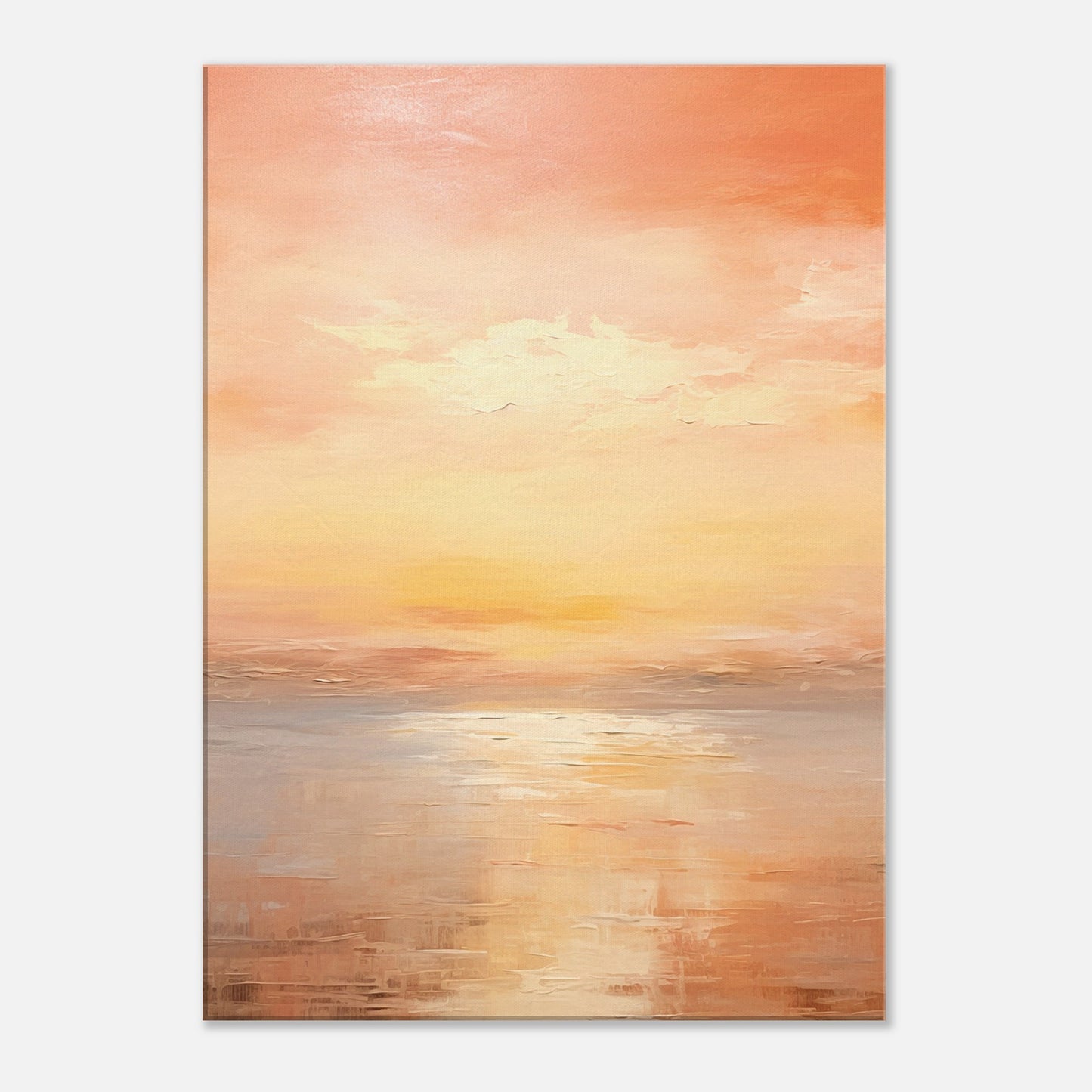 Leinwandbild Sonnenaufgang am Meer - Inspirierende Wanddekoration