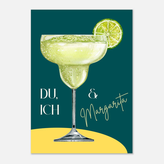 Einzigartiges Margarita Coole Poster - Ideales Geschenk für Retro Küche