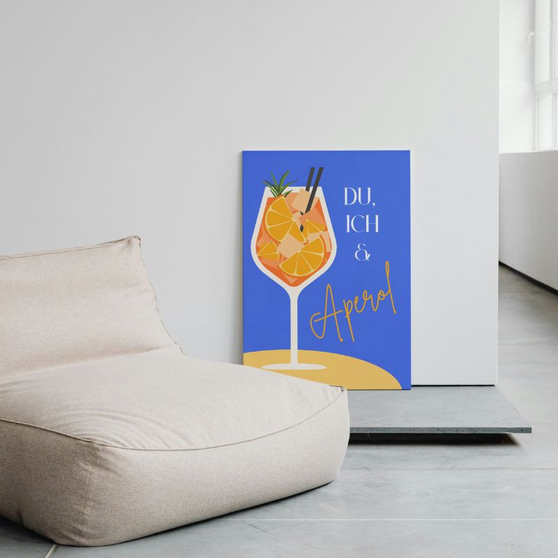 Cooles poster für Küche, Aperol Poster